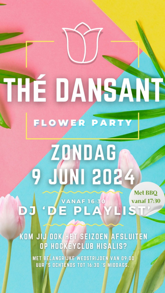 Thé Dansant Flower Party! Nieuws afbeelding